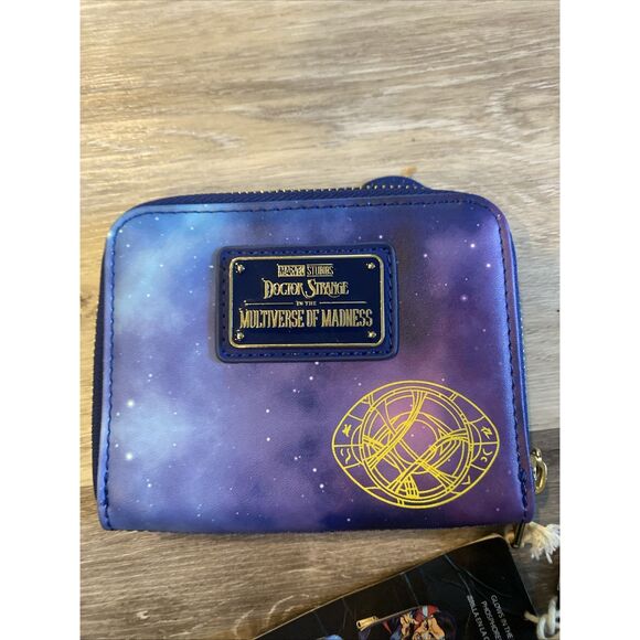 Loungefly Marvel Dr Strange Multiverse Of Madness Zip Around Wallet NWT - Picture 5 of 6